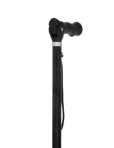 Black Adjustable Walking Hiking Staff Hiking Staffs - Tophatter Daily Deals