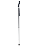 Black Adjustable Walking Hiking Staff Hiking Staffs - Tophatter Daily Deals