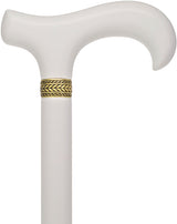 Super Strong Derby Handle Cane - Ash Wood, Pewter Wheat Collar, Matching Stain, 3 Color Options Derby Classic Walking Canes - Tophatter Daily Deals
