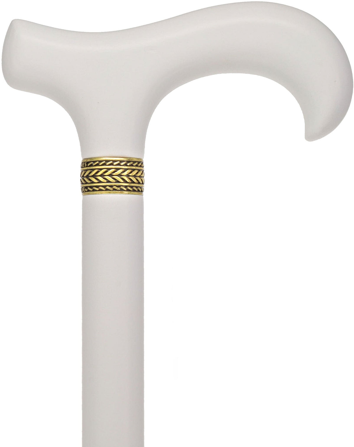 Super Strong Derby Handle Cane - Ash Wood, Pewter Wheat Collar, Matching Stain, 3 Color Options Derby Classic Walking Canes - Tophatter Daily Deals