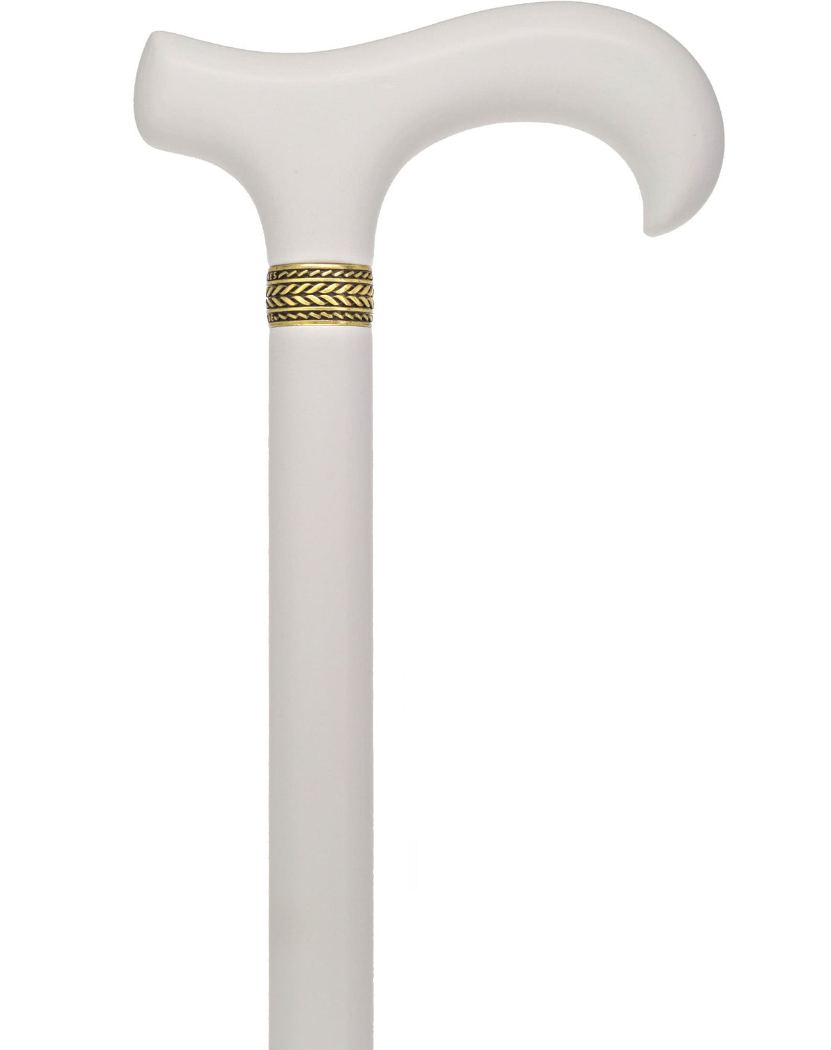 Super Strong Derby Handle Cane - Ash Wood, Pewter Wheat Collar, Matching Stain, 3 Color Options Derby Classic Walking Canes - Tophatter Daily Deals