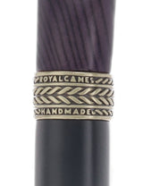 Super Strong - Extra Long & Strong (Purple, Black, Pewter Collar) Derby Classic Walking Canes - Tophatter Daily Deals