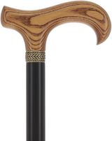 Super Strong - XL Size - Extra Long & Strong (Expresso, Black, Pewter Collar) Derby Classic Walking Canes - Tophatter Daily Deals