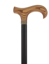 Super Strong - XL Size - Extra Long & Strong (Expresso, Black, Pewter Collar) Derby Classic Walking Canes - Tophatter Daily Deals