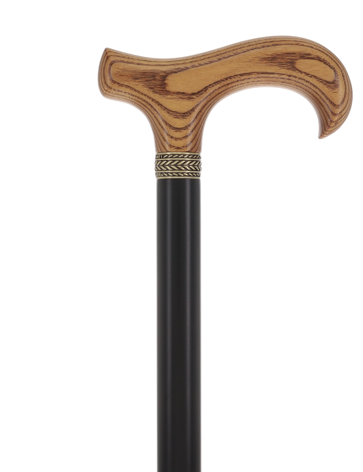 Super Strong - XL Size - Extra Long & Strong (Expresso, Black, Pewter Collar) Derby Classic Walking Canes - Tophatter Daily Deals