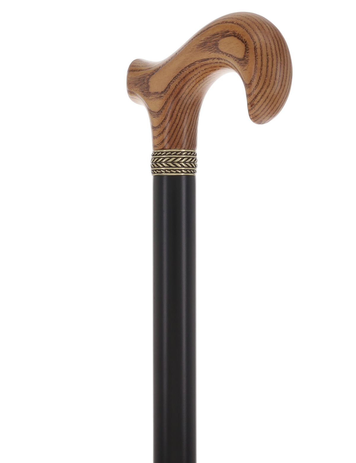 Super Strong - XL Size - Extra Long & Strong (Expresso, Black, Pewter Collar) Derby Classic Walking Canes - Tophatter Daily Deals