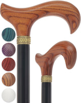 Royal Canes Super Strong Heavy Duty Walking Cane, Classic Derby Handle, 42.5 inch, Large Grip, Multiple Colors Derby Classic Walking Canes - Tophatter Daily Deals