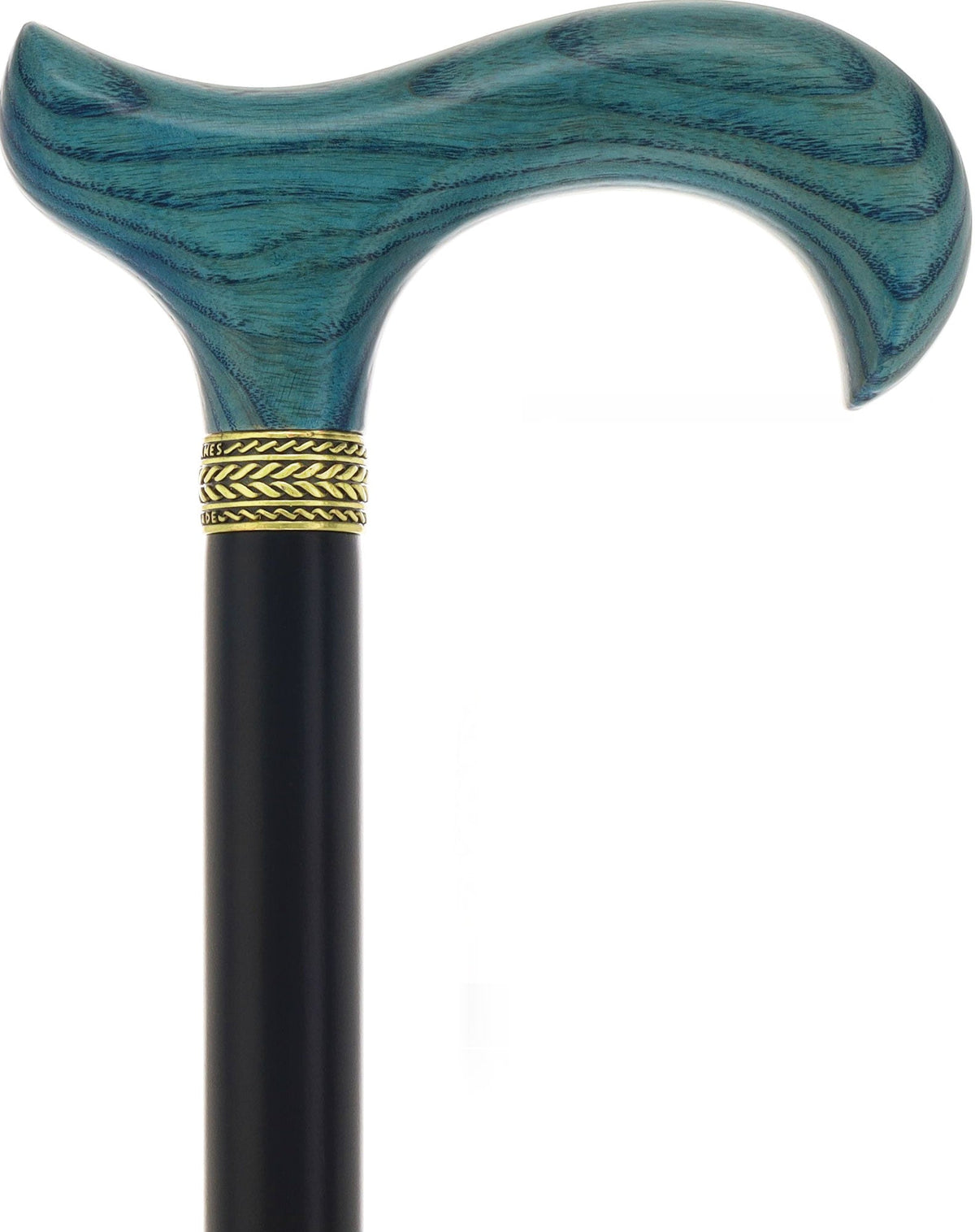 Royal Canes Classic Derby Walking Cane, Wood-Stained, Pewter Collar, Multiple Colors Derby Classic Walking Canes - Tophatter Daily Deals