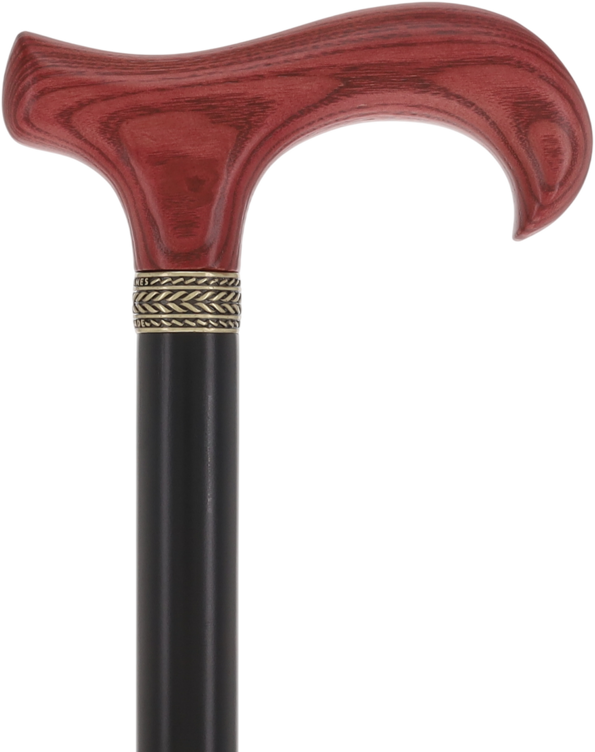 Super Strong - XL Size - Extra Long & Strong (Mahogany, Black, Pewter Collar) Derby Classic Walking Canes - Tophatter Daily Deals