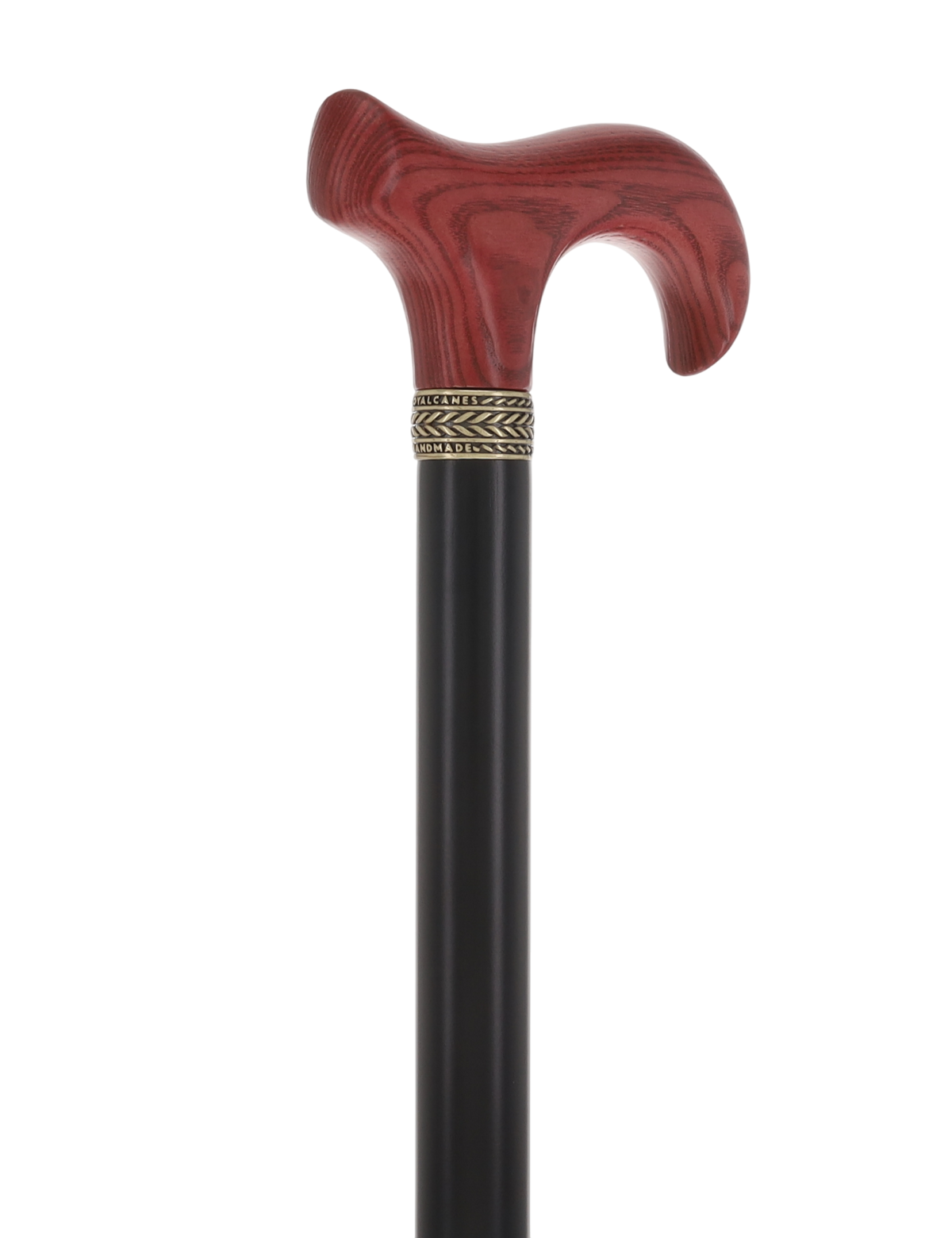 Super Strong - XL Size - Extra Long & Strong (Mahogany, Black, Pewter Collar) Derby Classic Walking Canes - Tophatter Daily Deals