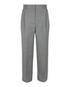 Burberry Gaelle Wide-Leg Trousers Grey Pants - Tophatter Daily Deals