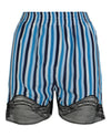Burberry Lace-Trim Stripe Silk Shorts Multi Shorts - Tophatter Daily Deals
