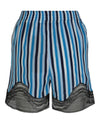 Burberry Lace-Trim Stripe Silk Shorts Shorts - Tophatter Daily Deals