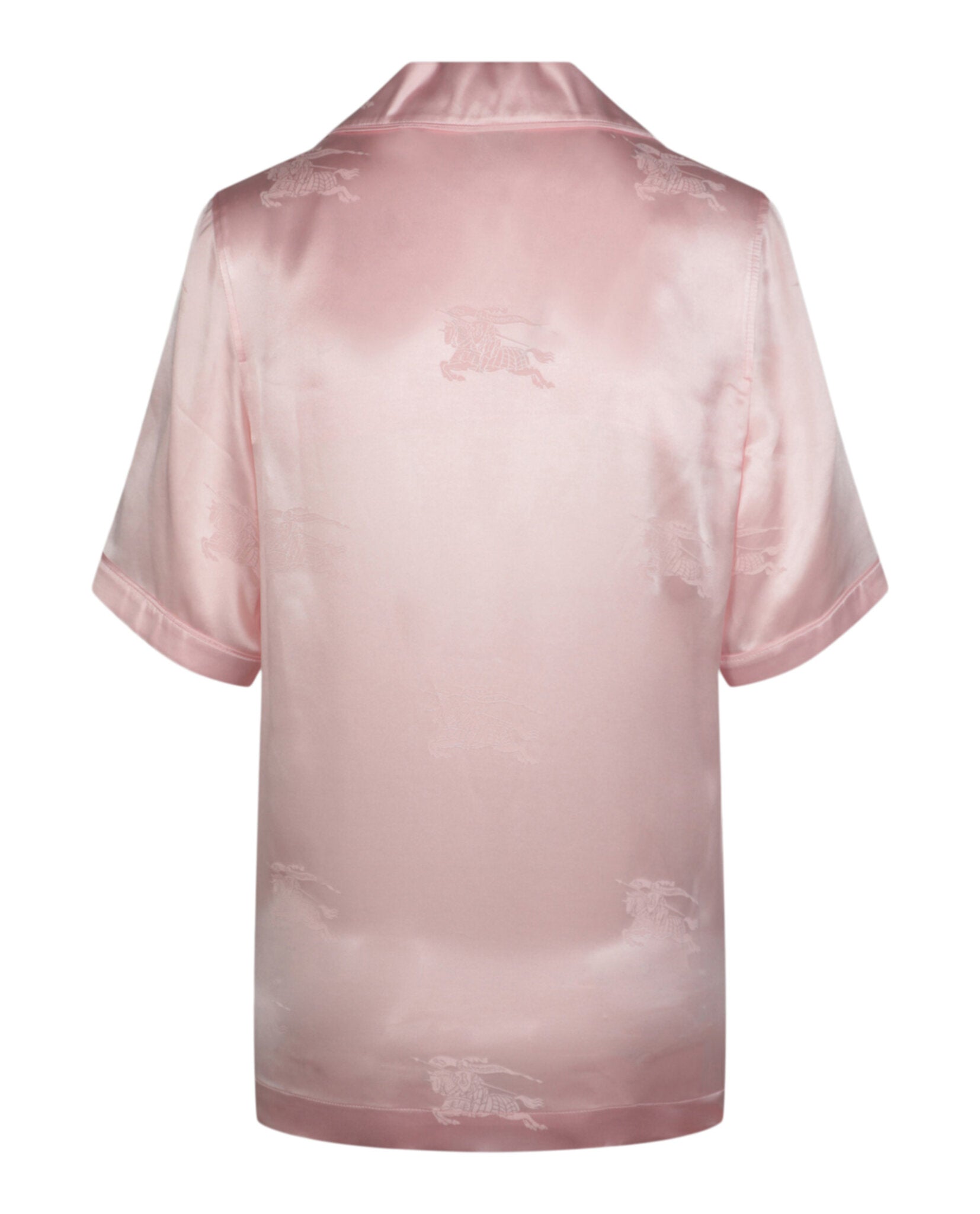 Burberry EKD Jacquard Silk Shirt Long Sleeves - Tophatter Daily Deals