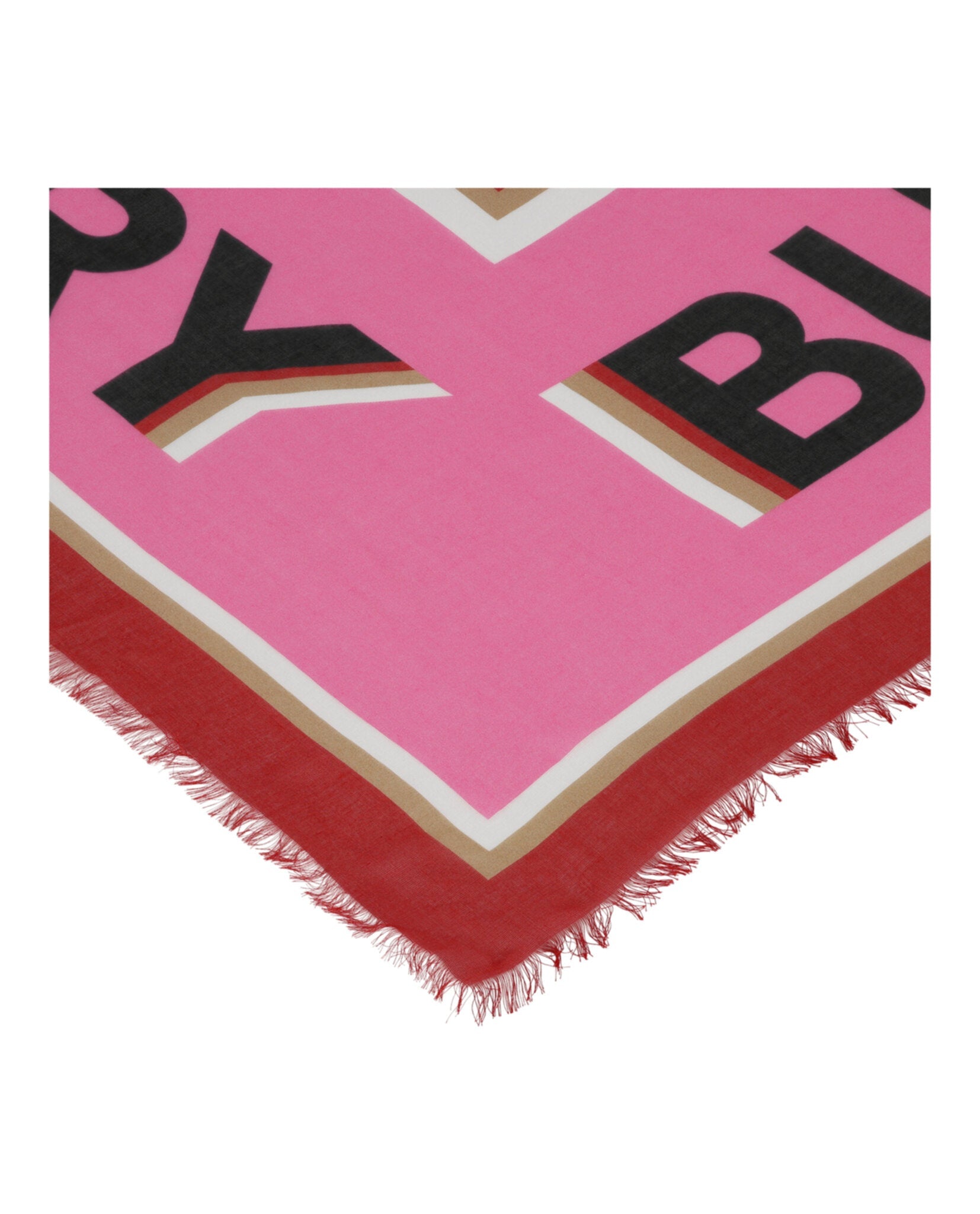 Burberry Logo Printed Scarf Accessories - Tophatter Daily Deals