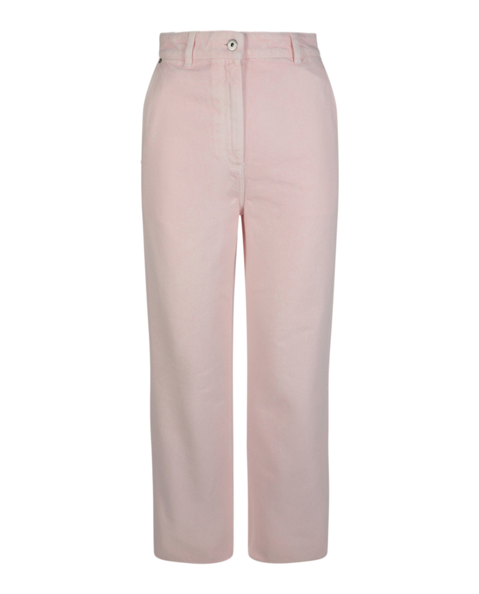 Burberry Logo-Patch Straight-Leg Jeans Pink Jeans - Tophatter Daily Deals