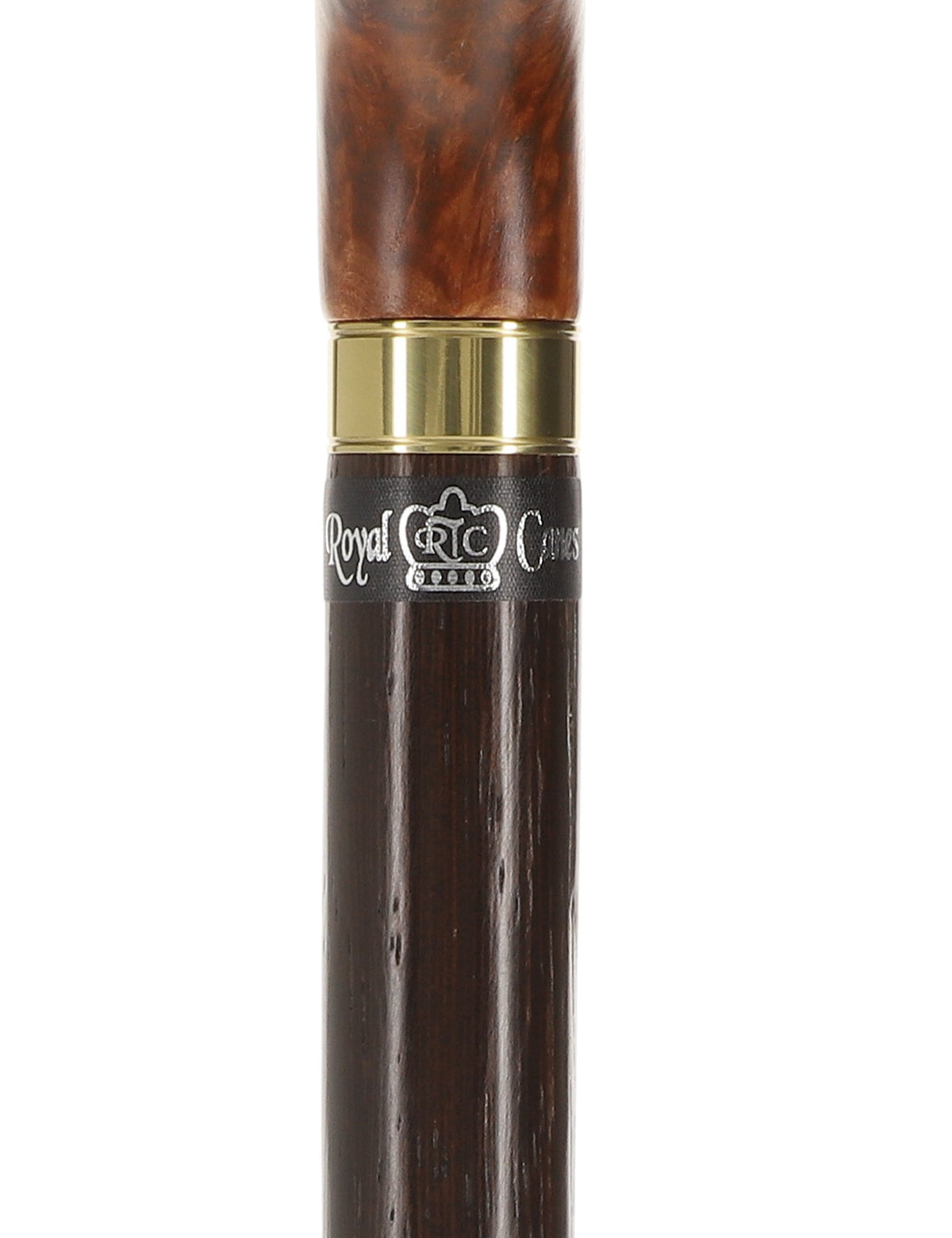 Australian Burl Wood Derby Cane: Premium, Textured Exotic Wood Derby Classic Walking Canes - Tophatter Daily Deals