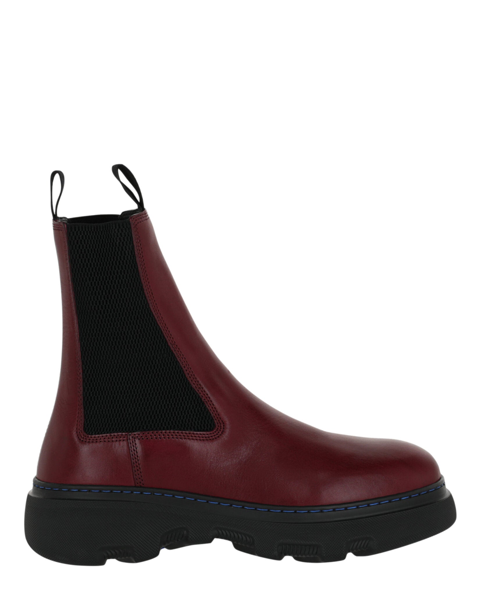 Burberry Creeper Chelsea Boots Plum Footwear - Tophatter Daily Deals