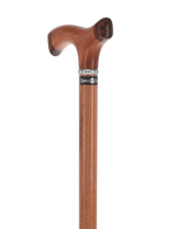 Rosewood 3D Fritz: Unique Inlay Checker Handle Walking Cane Fritz Handle Walking Canes - Tophatter Daily Deals