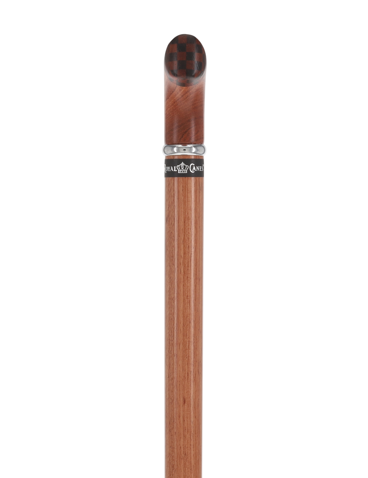 Rosewood 3D Fritz: Unique Inlay Checker Handle Walking Cane Fritz Handle Walking Canes - Tophatter Daily Deals