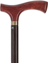 Australian Burl Wood Fritz Cane: Premium, Textured Exotic Wood Fritz Handle Walking Canes - Tophatter Daily Deals