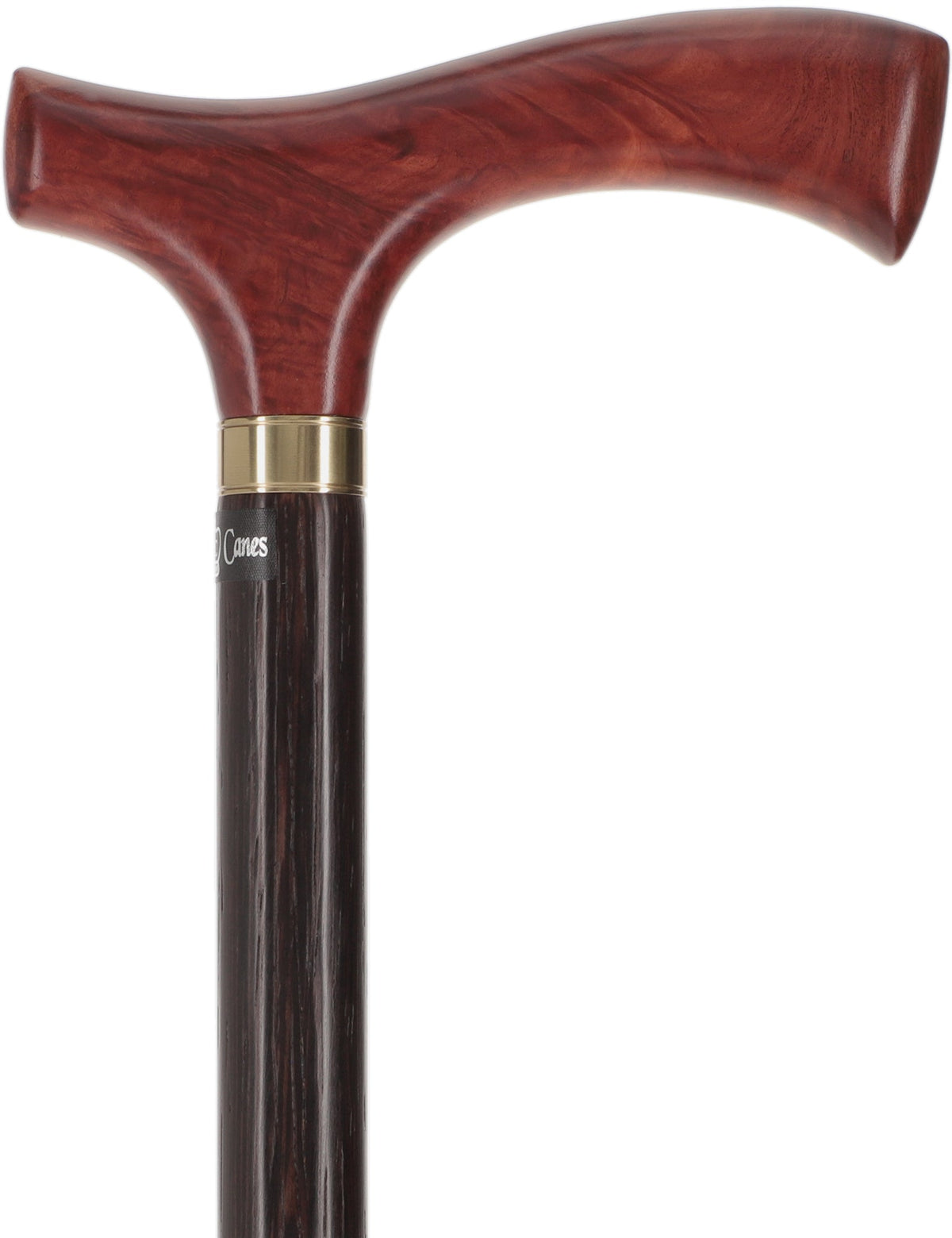 Australian Burl Wood Fritz Cane: Premium, Textured Exotic Wood Fritz Handle Walking Canes - Tophatter Daily Deals