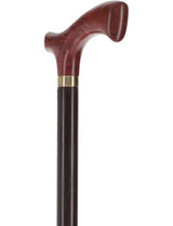 Australian Burl Wood Fritz Cane: Premium, Textured Exotic Wood Fritz Handle Walking Canes - Tophatter Daily Deals