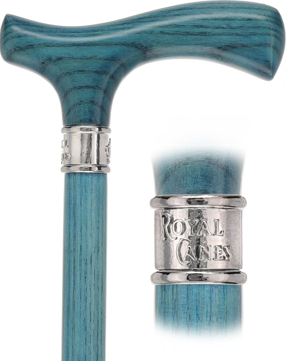 Royal Canes Fritz: Full-Color Wood Stain Collection (Matching Handle & Shaft) Fritz Handle Walking Canes - Tophatter Daily Deals