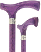 Royal Canes Fritz: Full-Color Wood Stain Collection (Matching Handle & Shaft) Purple Amethyst Fritz Handle Walking Canes - Tophatter Daily Deals