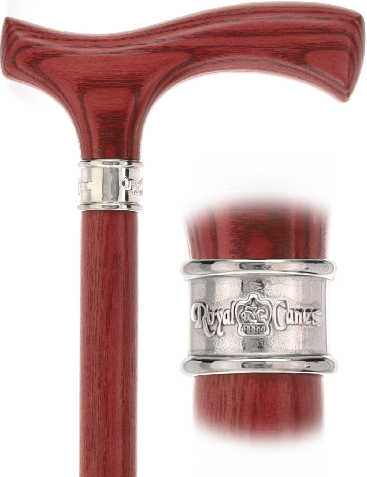 Royal Canes Fritz: Full-Color Wood Stain Collection (Matching Handle & Shaft) Fritz Handle Walking Canes - Tophatter Daily Deals