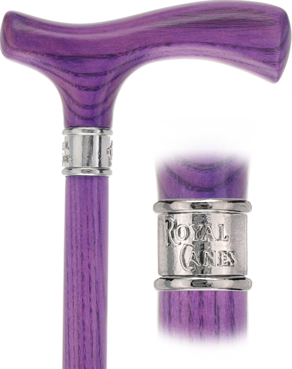 Royal Canes Fritz: Full-Color Wood Stain Collection (Matching Handle & Shaft) Fritz Handle Walking Canes - Tophatter Daily Deals