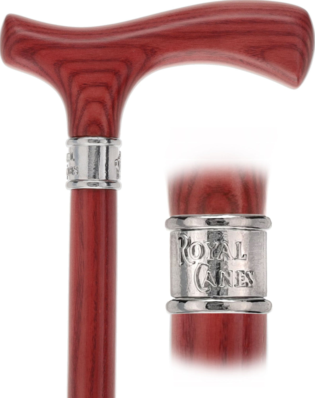 Royal Canes Fritz: Full-Color Wood Stain Collection (Matching Handle & Shaft) Fritz Handle Walking Canes - Tophatter Daily Deals