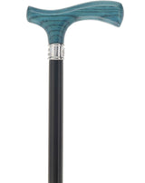 Royal Canes Classic Fritz: Wood-Stained, Pewter Collar (Standard & Slim Profiles) Fritz Handle Walking Canes - Tophatter Daily Deals