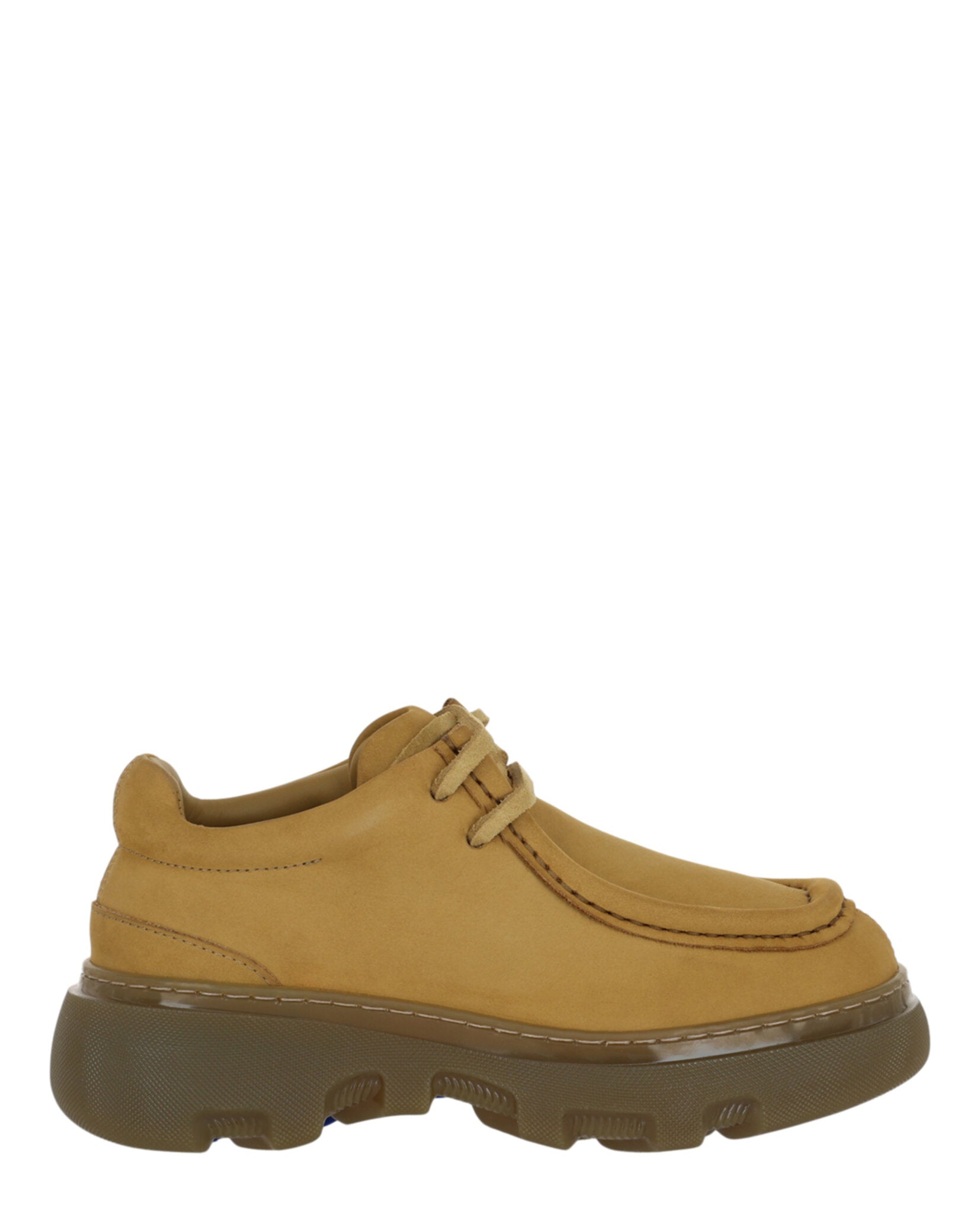 Burberry Nubuck Creeper Shoes Camel Footwear - Tophatter Daily Deals