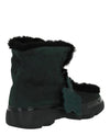 Burberry Creeper Shearling Boots Footwear - Tophatter Daily Deals