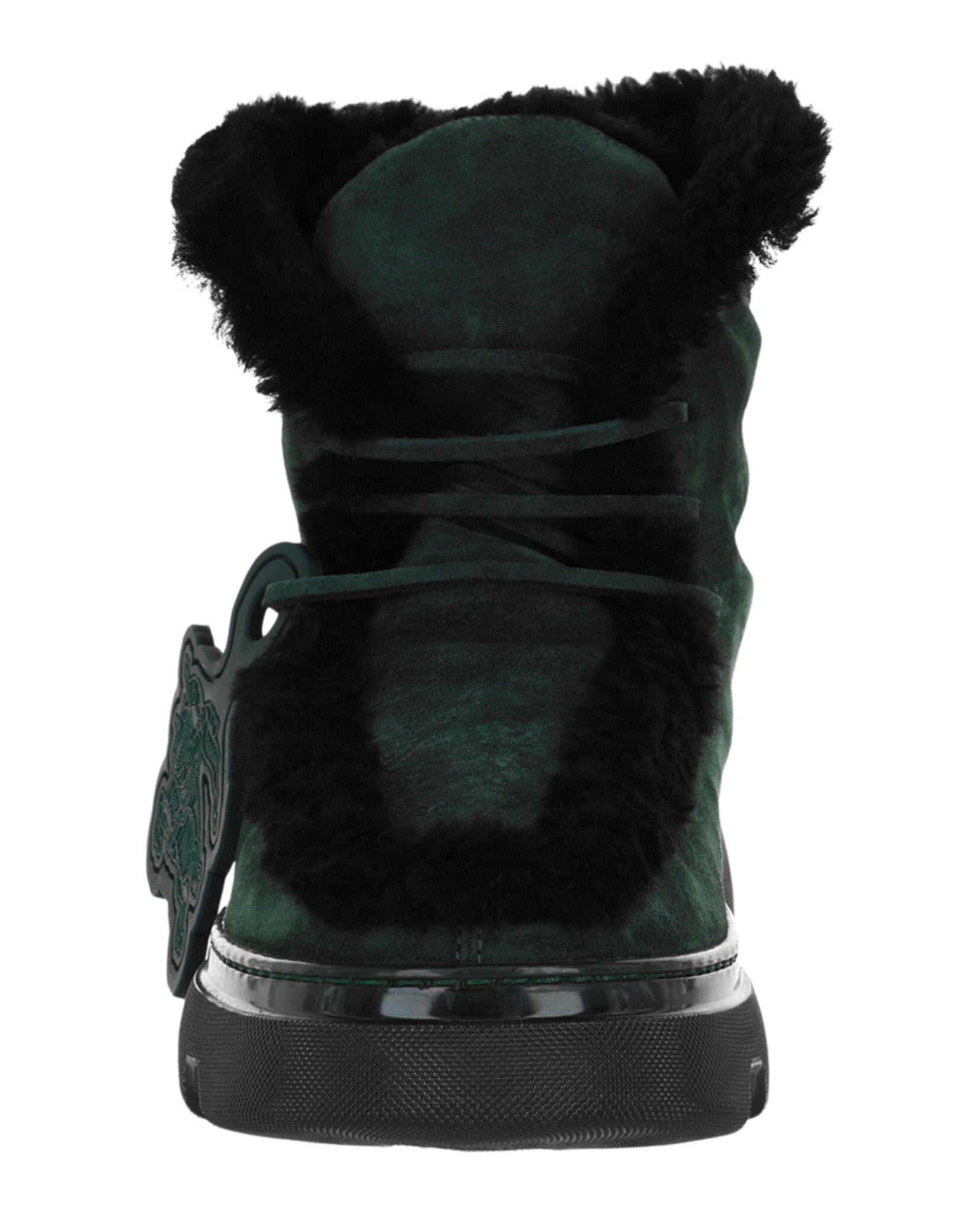 Burberry Creeper Shearling Boots Footwear - Tophatter Daily Deals