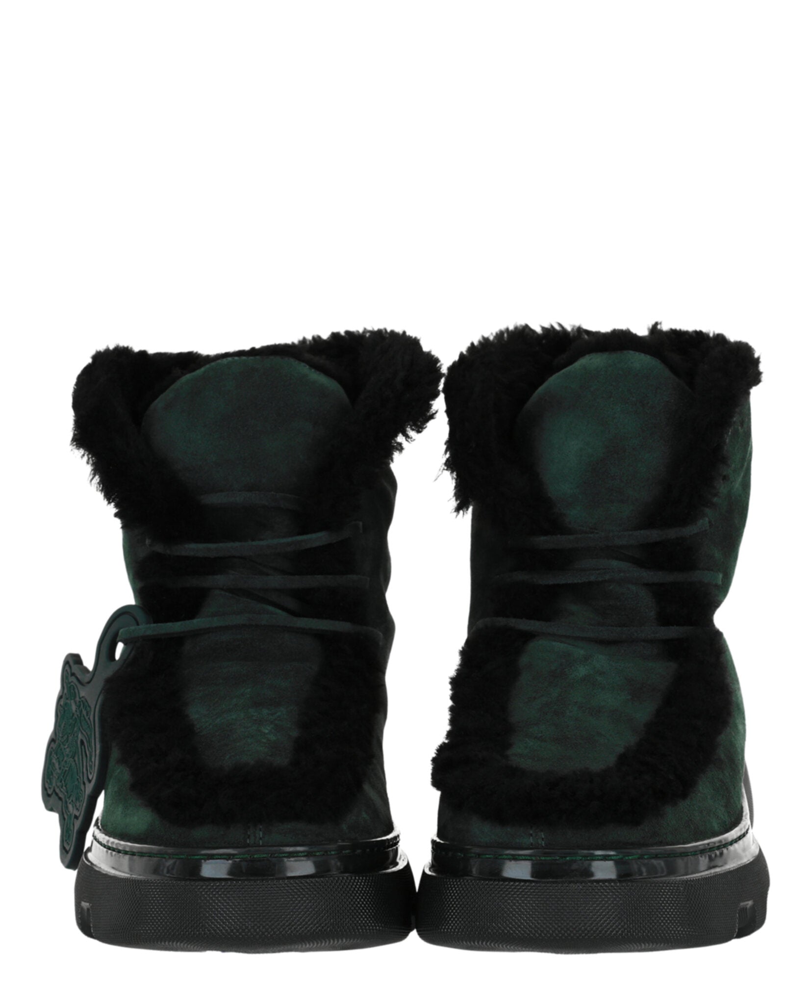 Burberry Creeper Shearling Boots Footwear - Tophatter Daily Deals