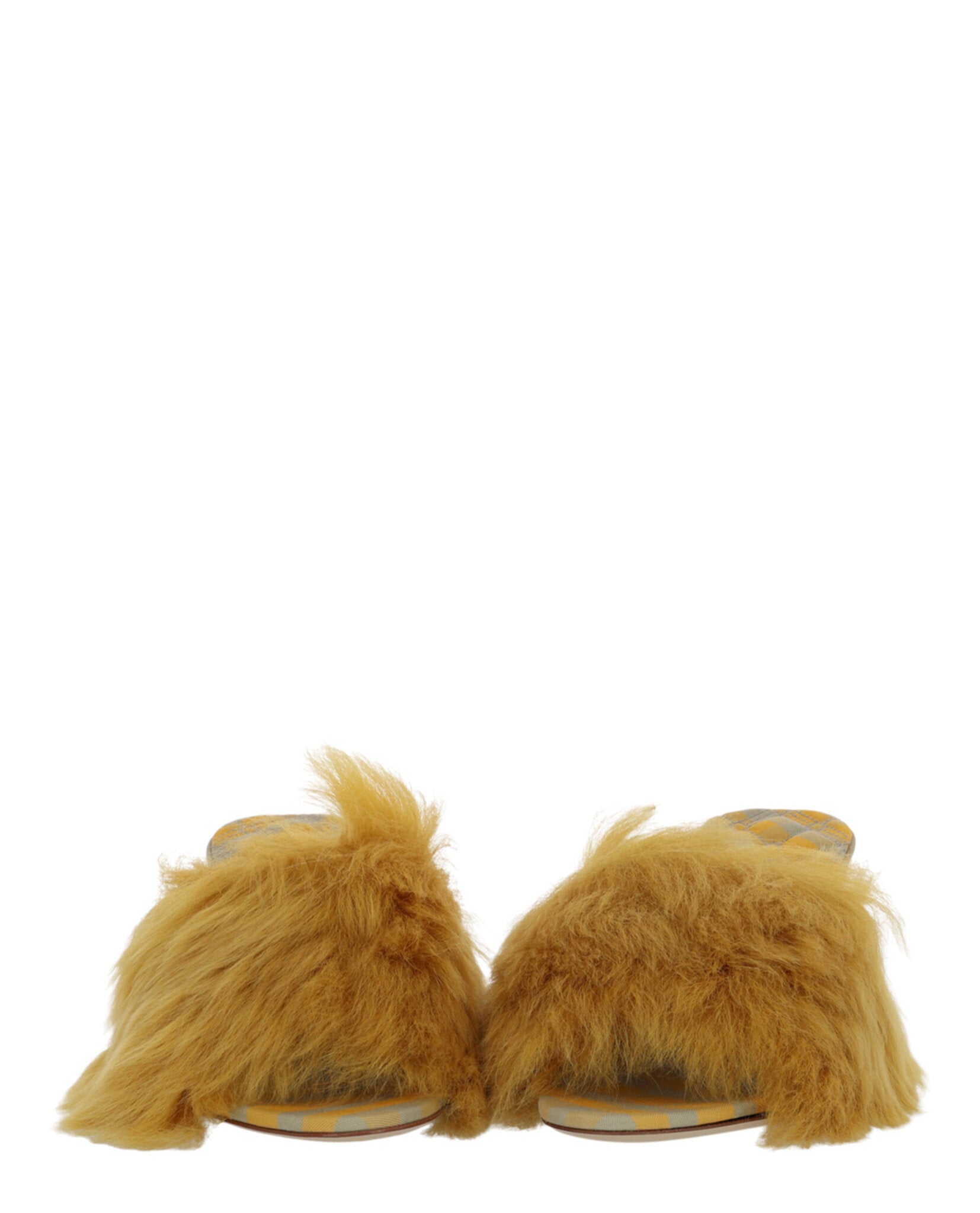 Burberry Jackie Shearling Mules Footwear - Tophatter Daily Deals