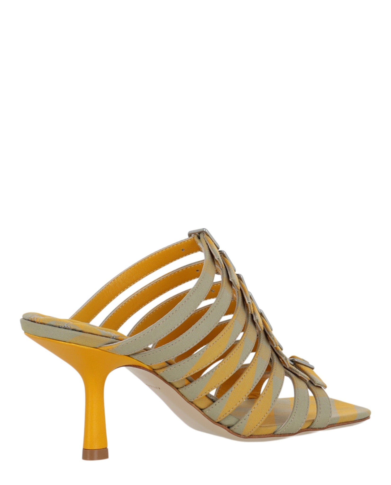 Burberry Step Check Heels Sandals Footwear - Tophatter Daily Deals