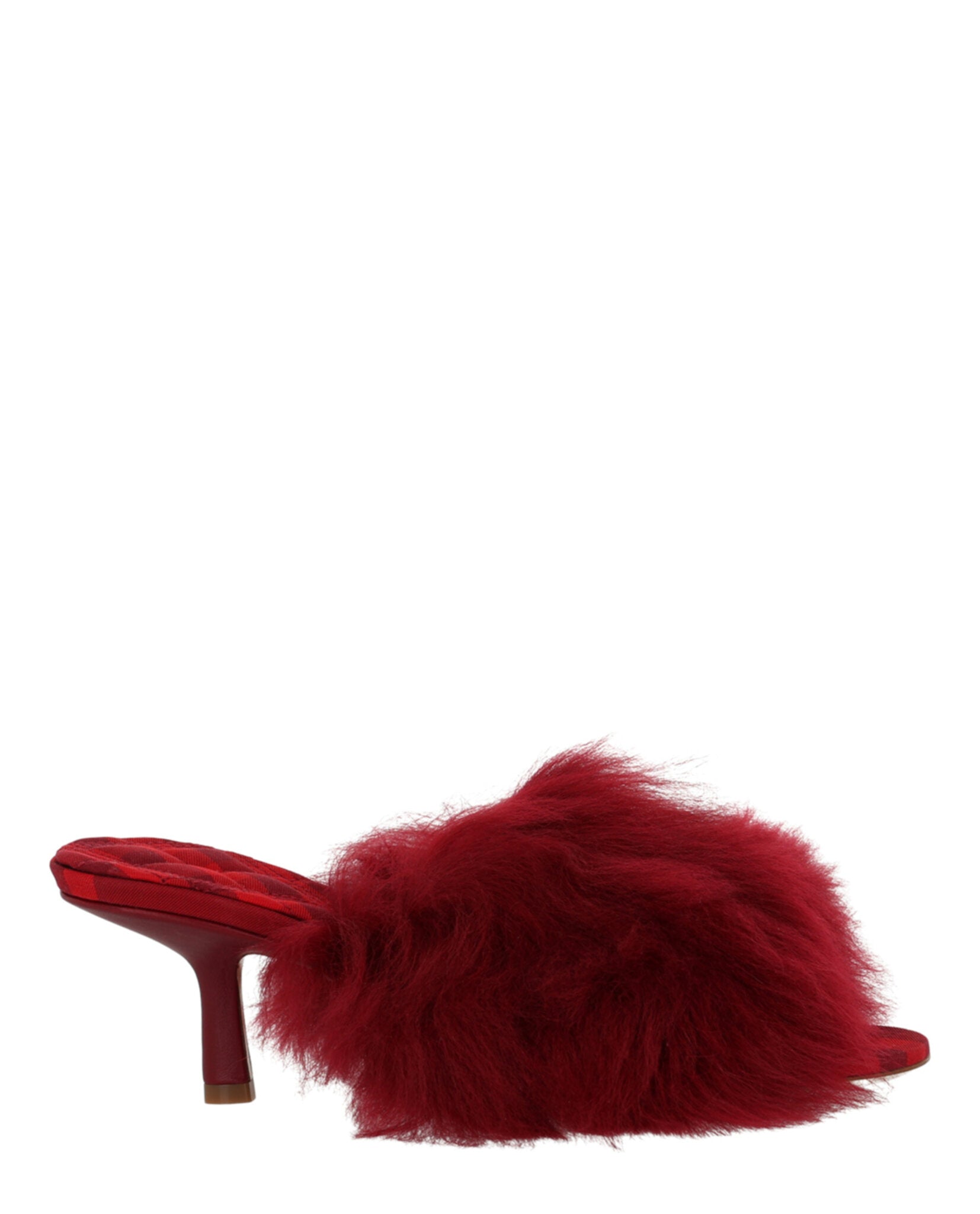 Burberry Jackie Shearling Mules Berry Footwear - Tophatter Daily Deals