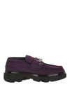 Burberry Creeper Clamp Loafers Aubergine Footwear - Tophatter Daily Deals