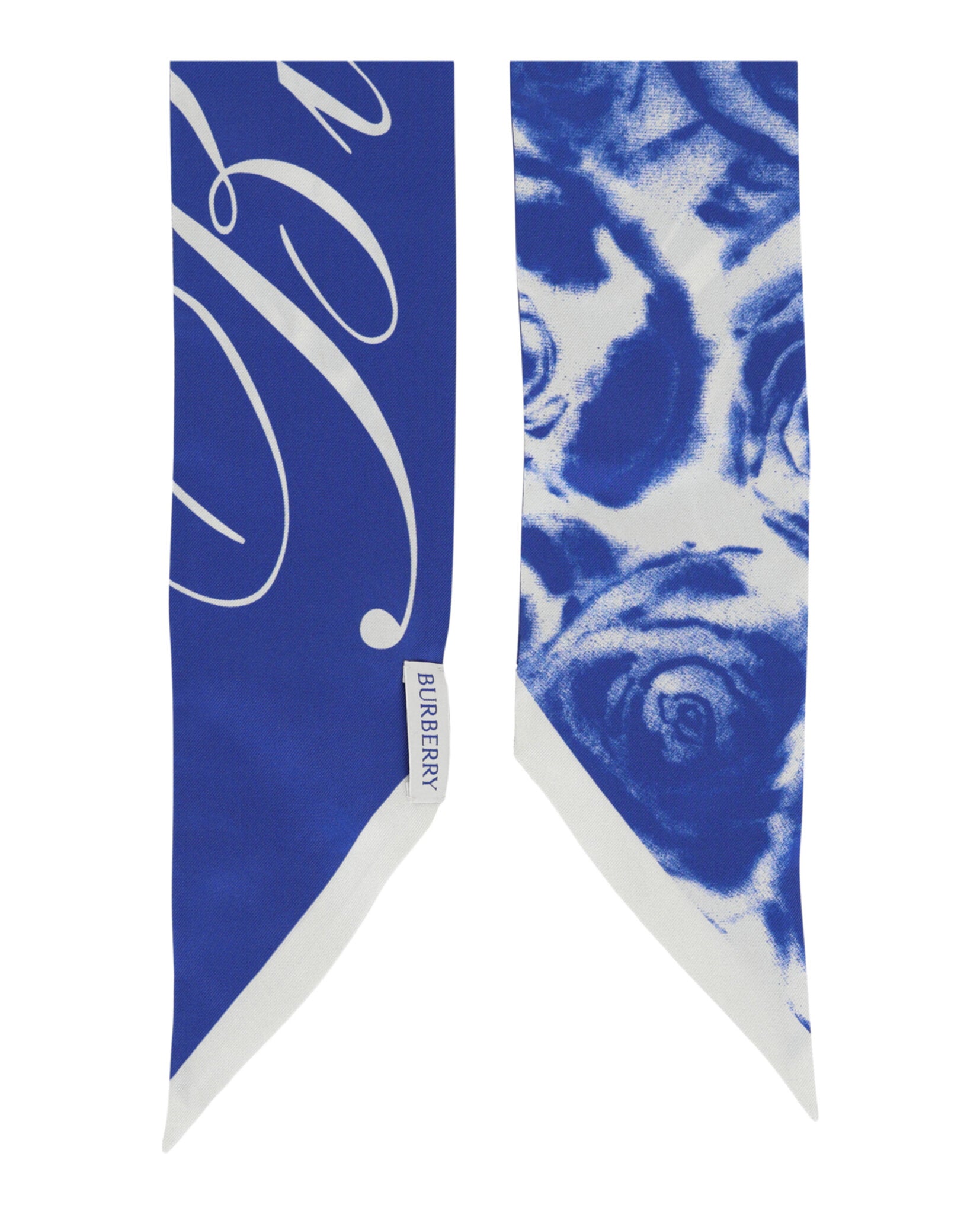 Burberry Rose-Printed Silk Scarf Accessories - Tophatter Daily Deals