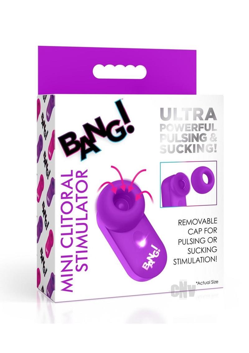 Bang Mini Clitoral Stimulator Purple - Tophatter Daily Deals