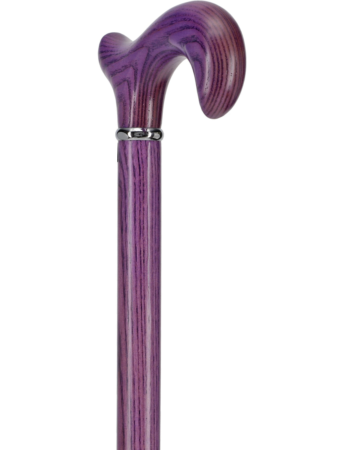 Vivid Purple Derby Cane with Premium Ash Wood Shaft Derby Classic Walking Canes - Tophatter Daily Deals