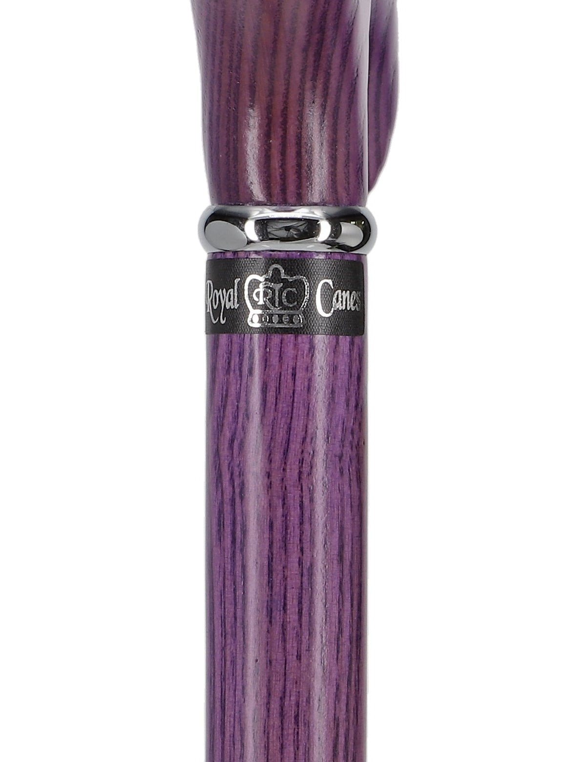 Vivid Purple Derby Cane with Premium Ash Wood Shaft Derby Classic Walking Canes - Tophatter Daily Deals