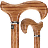 Genuine Rosewood Derby Cane: Luxuriously Rich & Exotic Wood Derby Classic Walking Canes - Tophatter Daily Deals