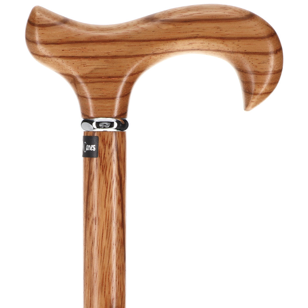 Genuine Rosewood Derby Cane: Luxuriously Rich & Exotic Wood Derby Classic Walking Canes - Tophatter Daily Deals