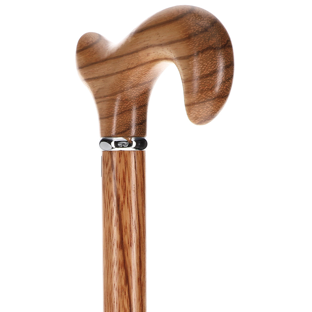 Genuine Rosewood Derby Cane: Luxuriously Rich & Exotic Wood Derby Classic Walking Canes - Tophatter Daily Deals