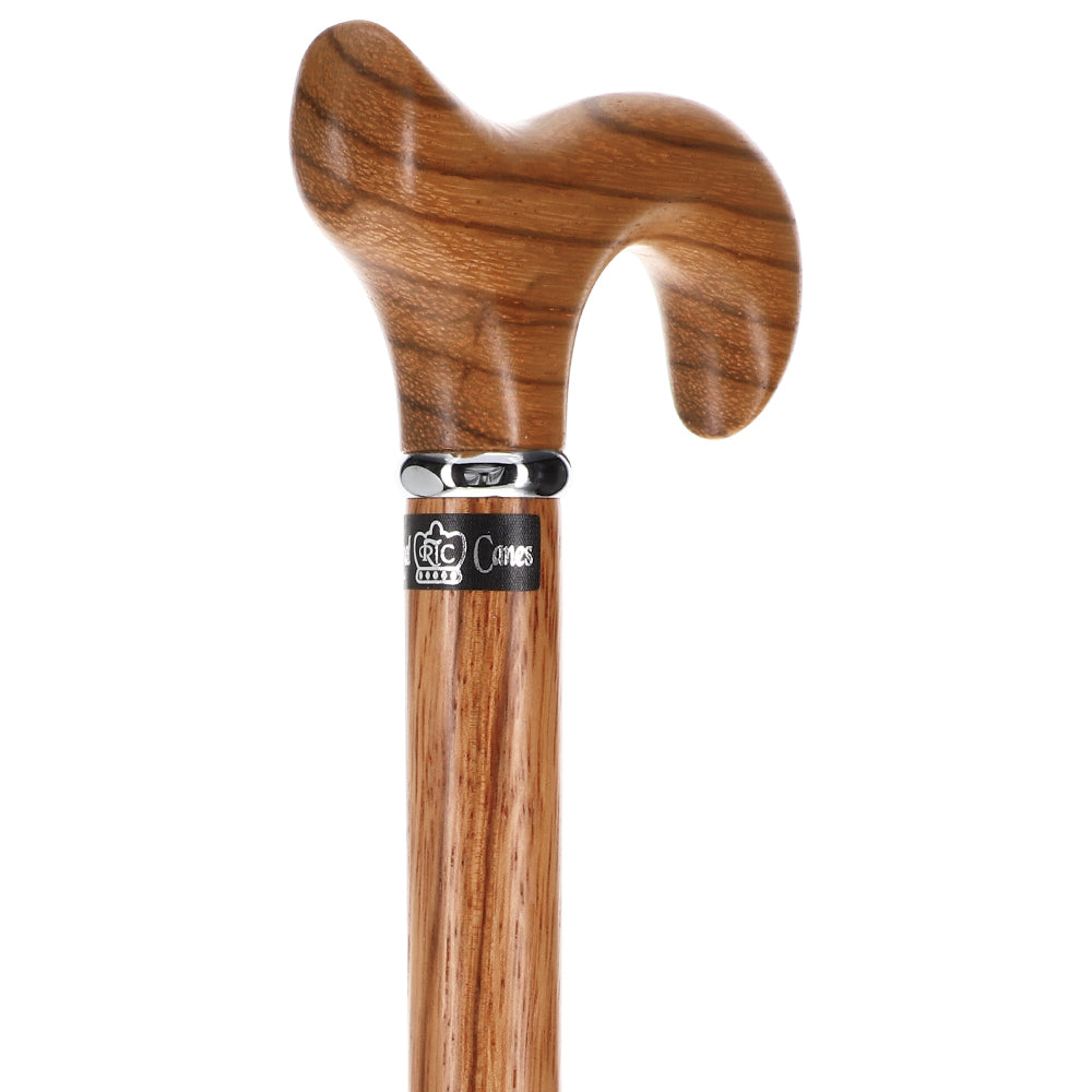 Genuine Rosewood Derby Cane: Luxuriously Rich & Exotic Wood Derby Classic Walking Canes - Tophatter Daily Deals