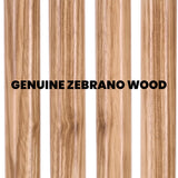 Genuine Striped Zebrano Derby Walking Cane with Natural Design Derby Classic Walking Canes - Tophatter Daily Deals